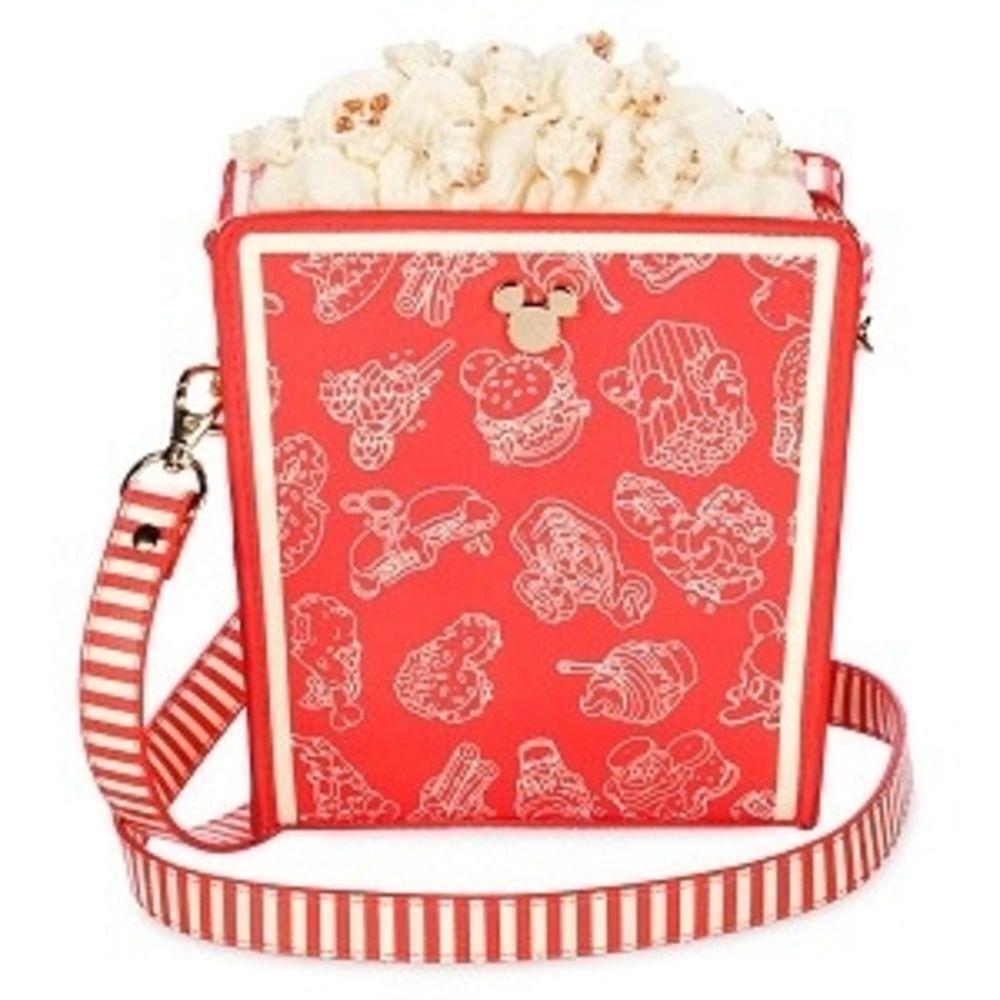 Red Popcorn Box Crossbody Bag